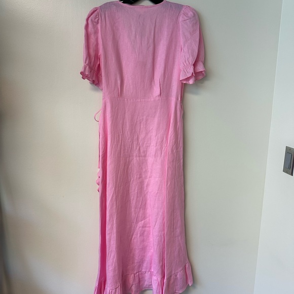 Pink Wrap Dress - Picture 3 of 3